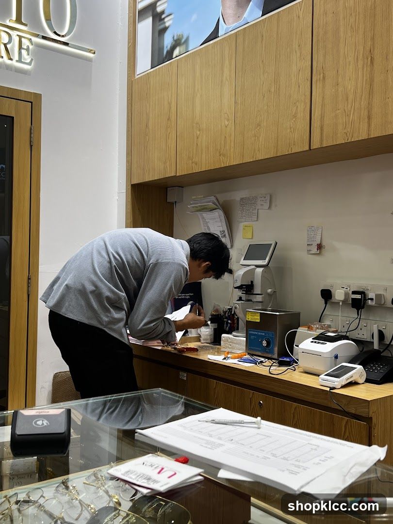 Optician's Workshop Interior
