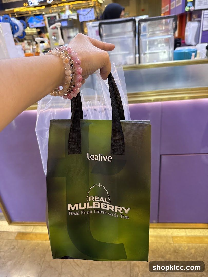 Tealive Real Mulberry Bag