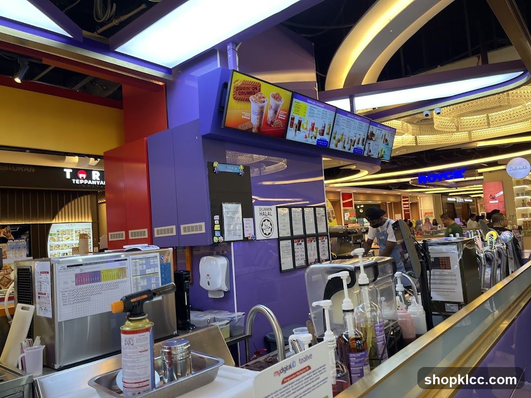 Bubble Tea Shop Counter
