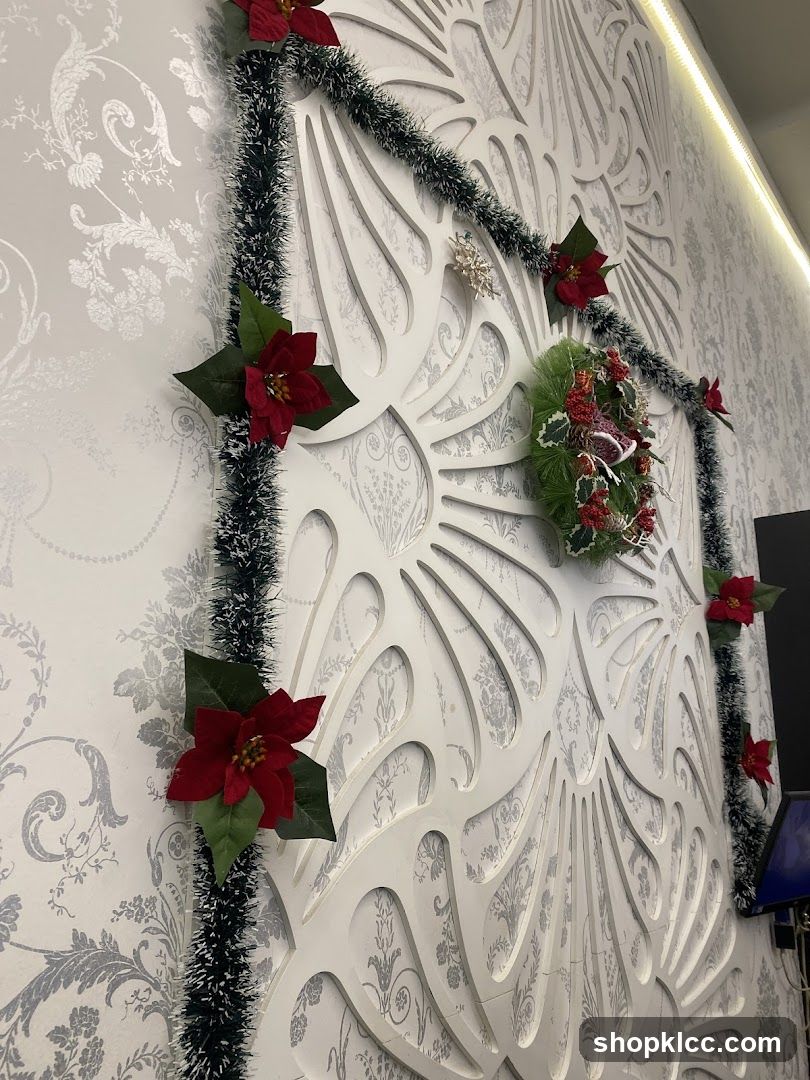 Christmas Decorations on Wall