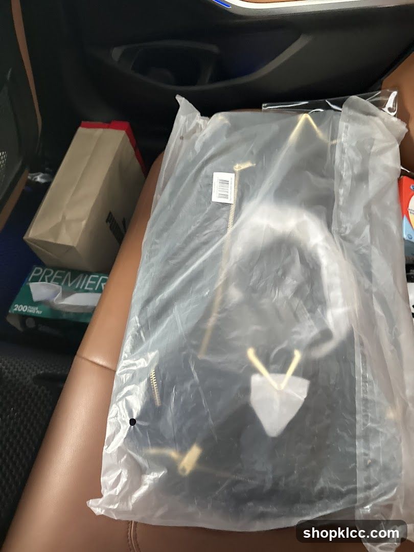 Bag in plastic packaging
