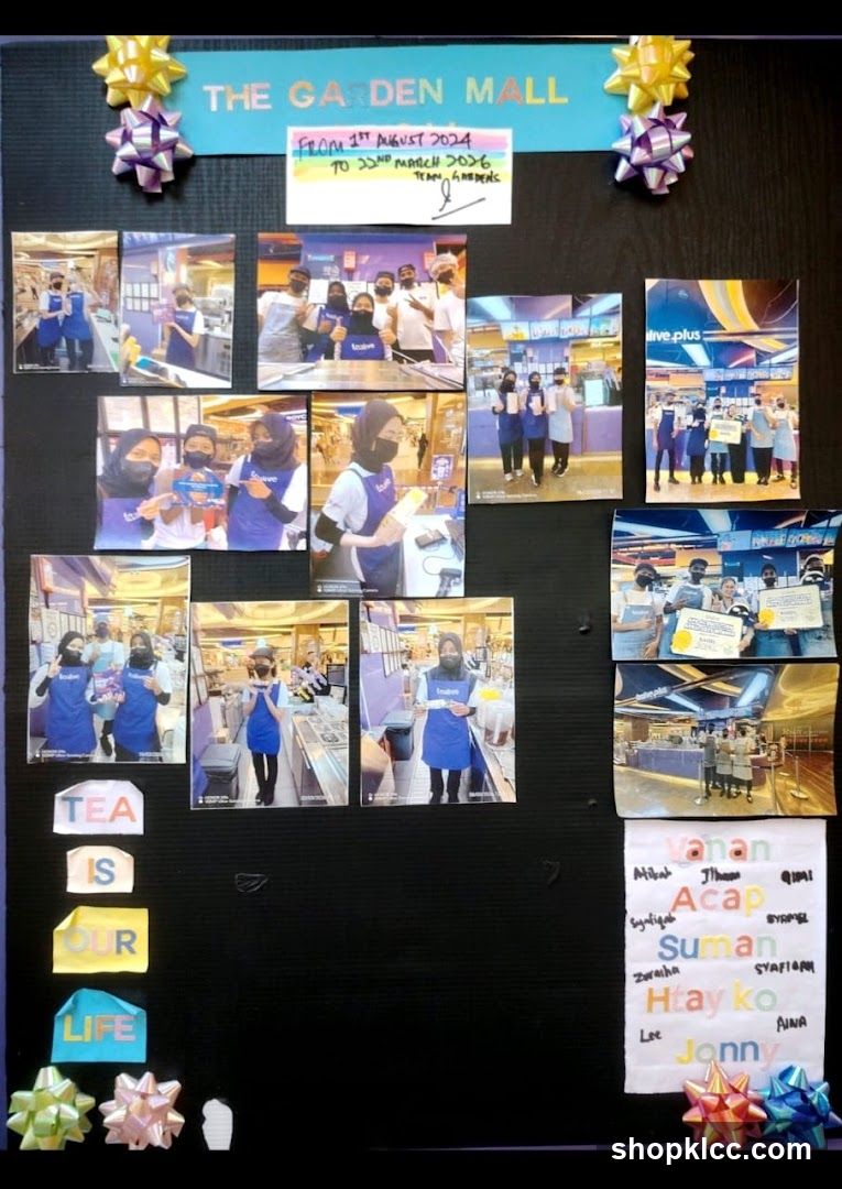 The Garden Mall Team Display