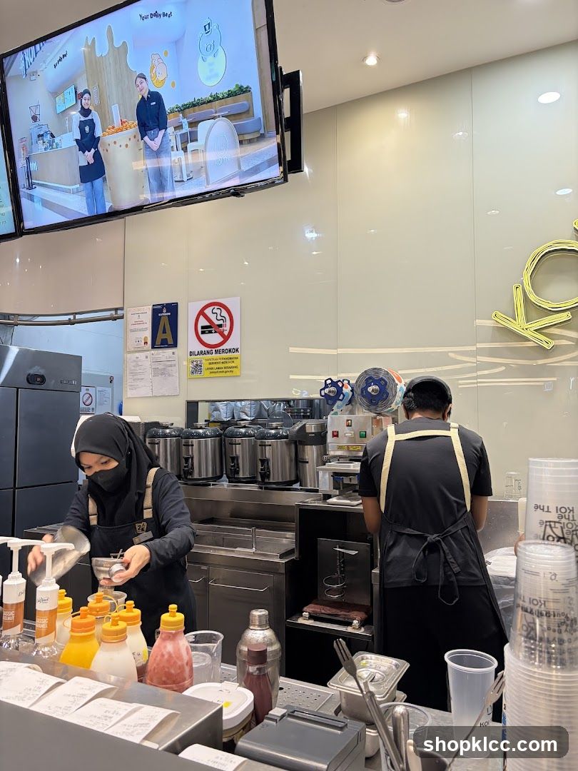Bubble Tea Shop Counter
