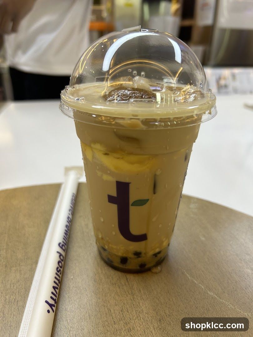 Iced Milk Tea with Boba