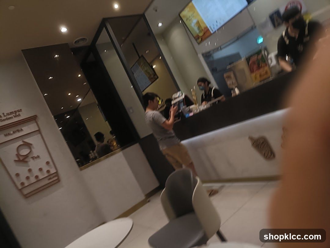 Bubble Tea Shop Counter