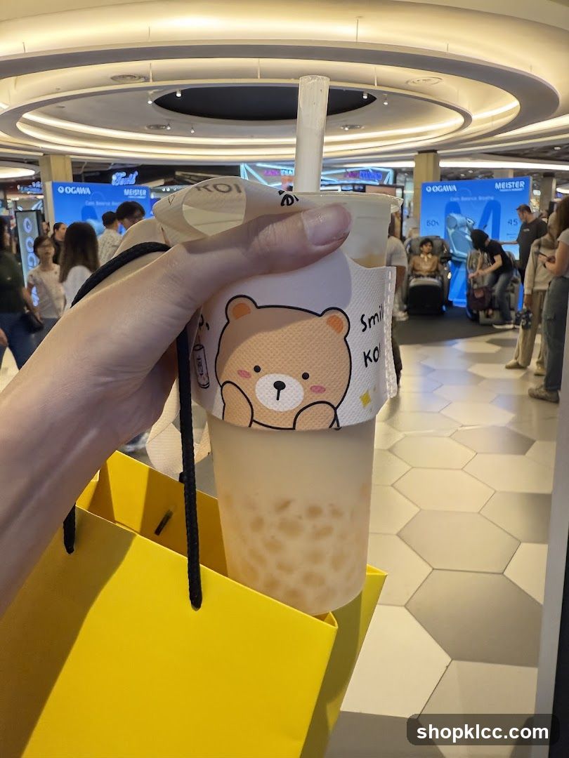 Bubble Tea with Bear Sleeve