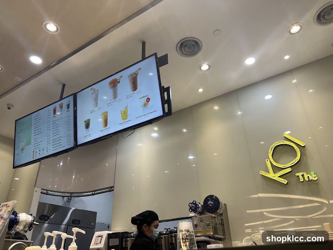 Bubble Tea Menu