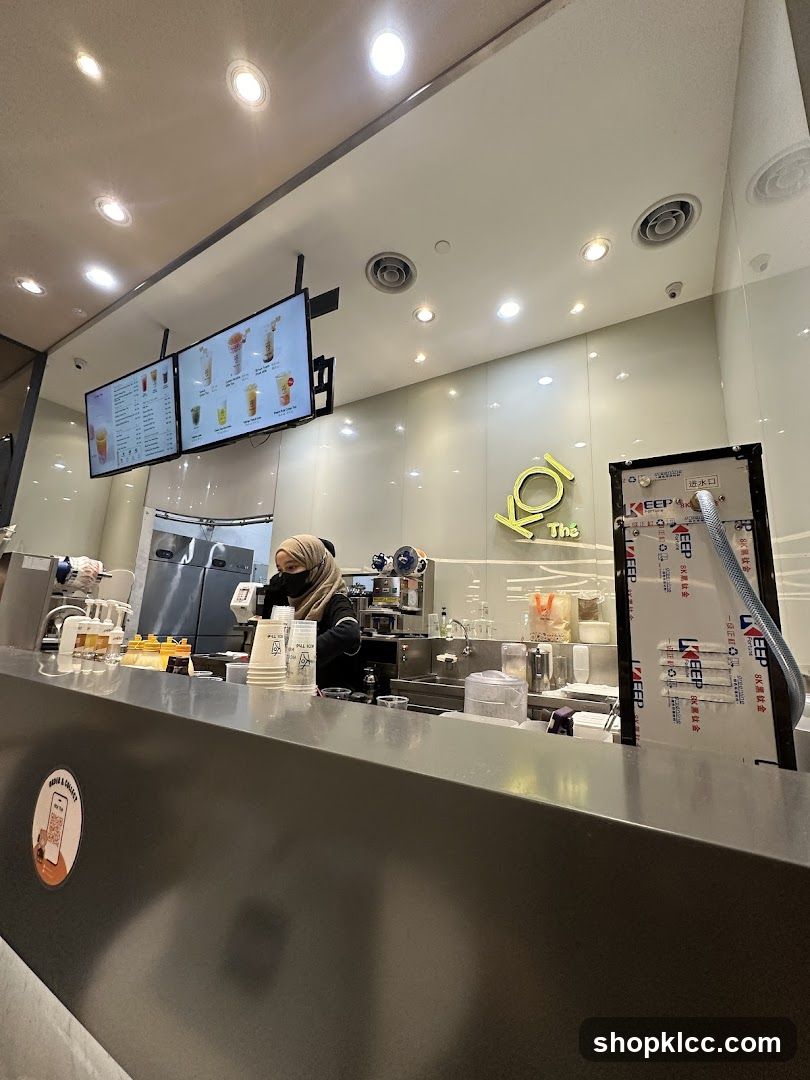 Bubble Tea Shop Counter