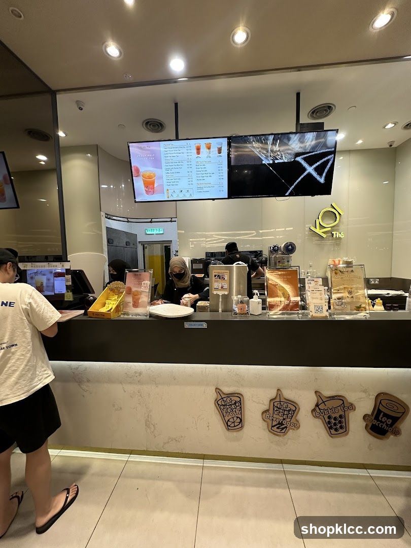 Bubble Tea Shop Counter