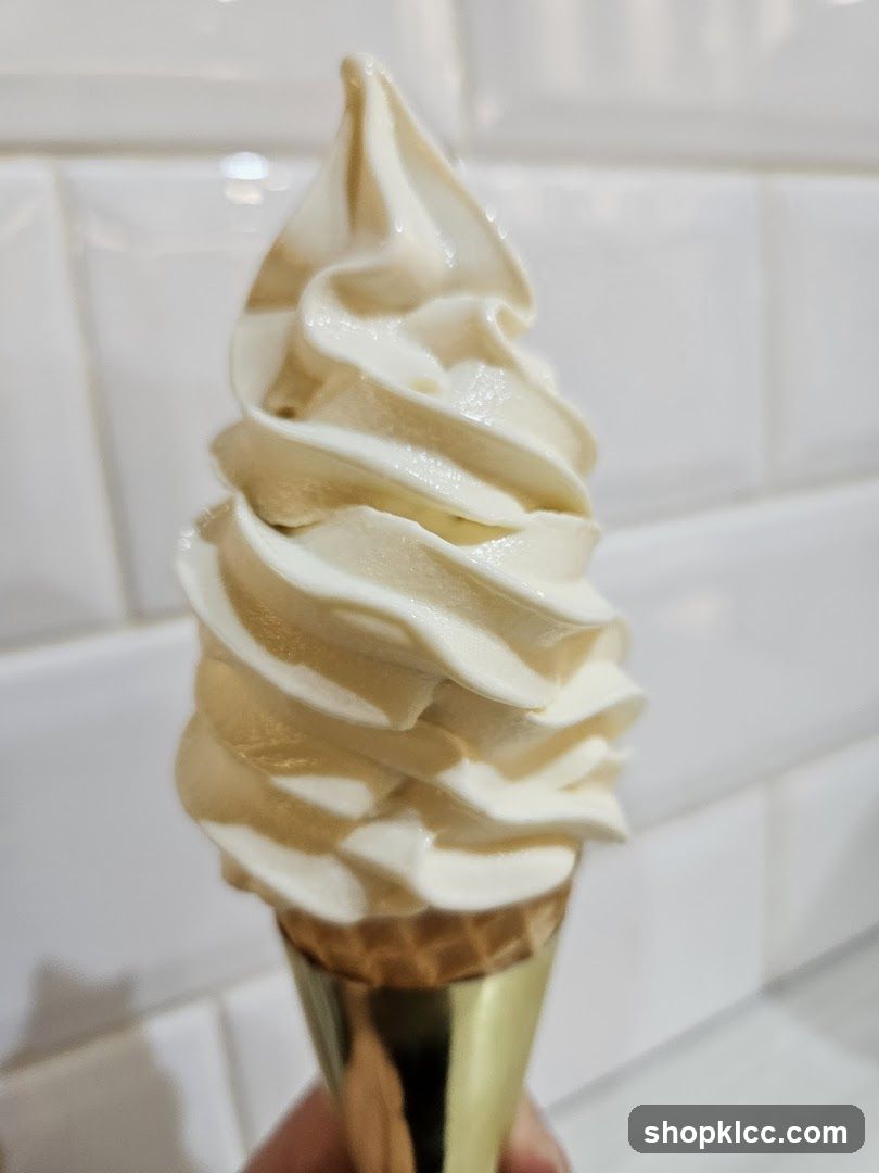 Soft Serve Ice Cream Cone