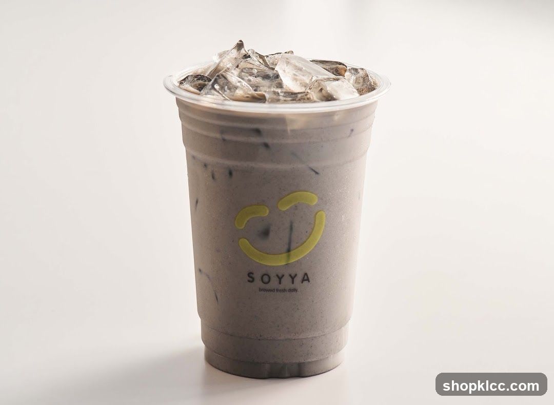 Iced Beverage with Soyya Logo