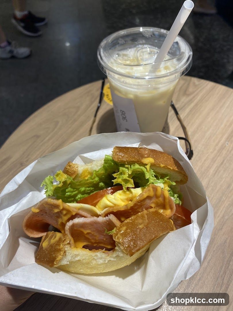Sandwich and Drink