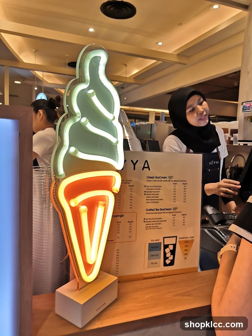Soy Cream Menu
