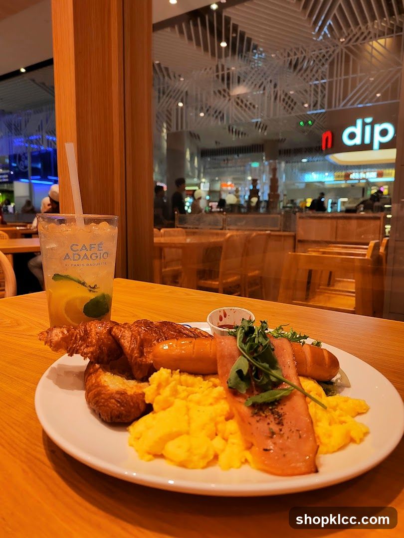 Breakfast Platter with Drink