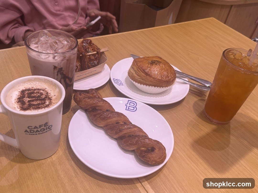 Cafe Adagio by Paris Baguette Treats