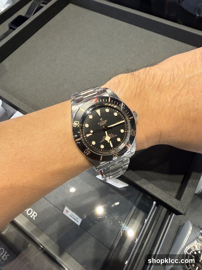 Tudor Black Bay Watch on Wrist