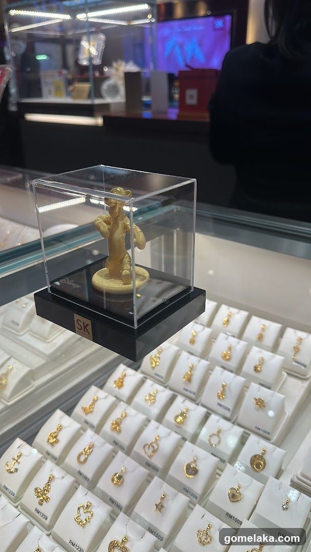 Jewelry Display in Store