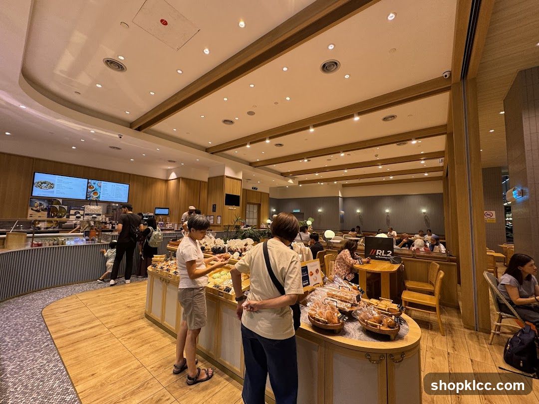 Bakery Interior with Customers