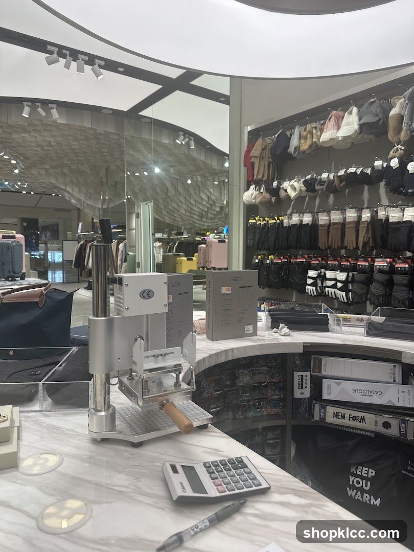 Store Counter with Merchandise and Equipment