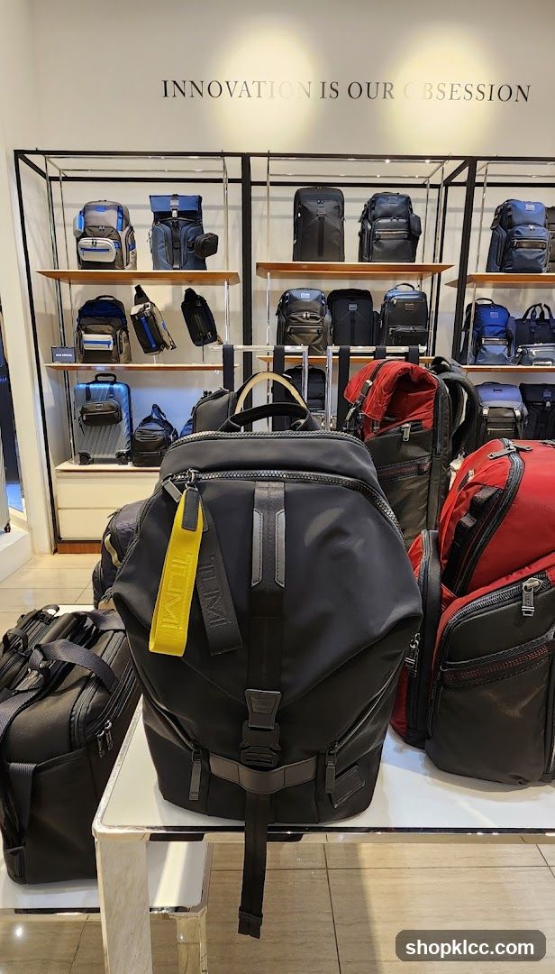 Tumi Backpack Display