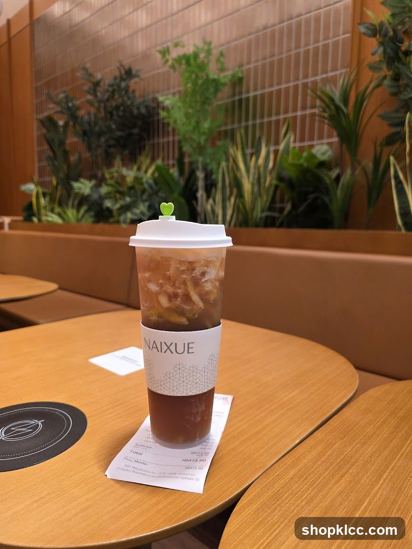 Beverage with Receipt