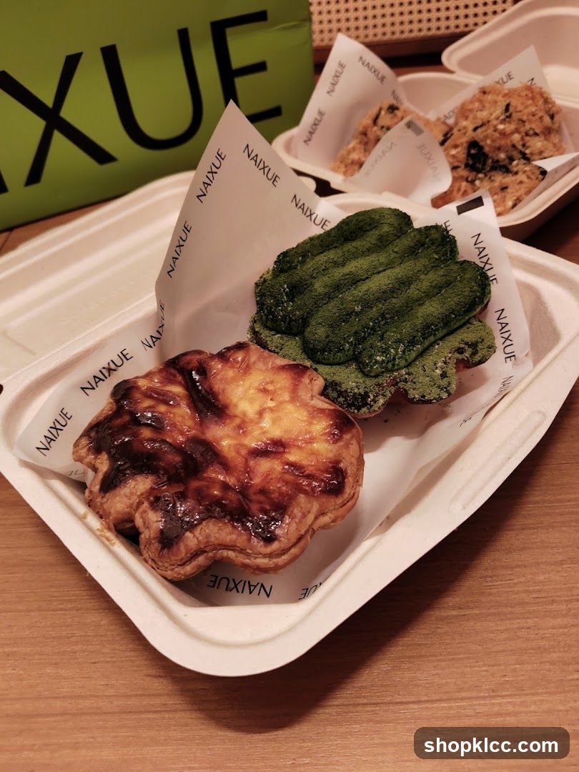 Pastries in to-go containers