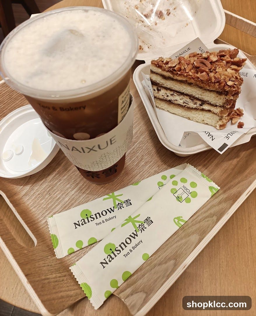 Beverage and Cake