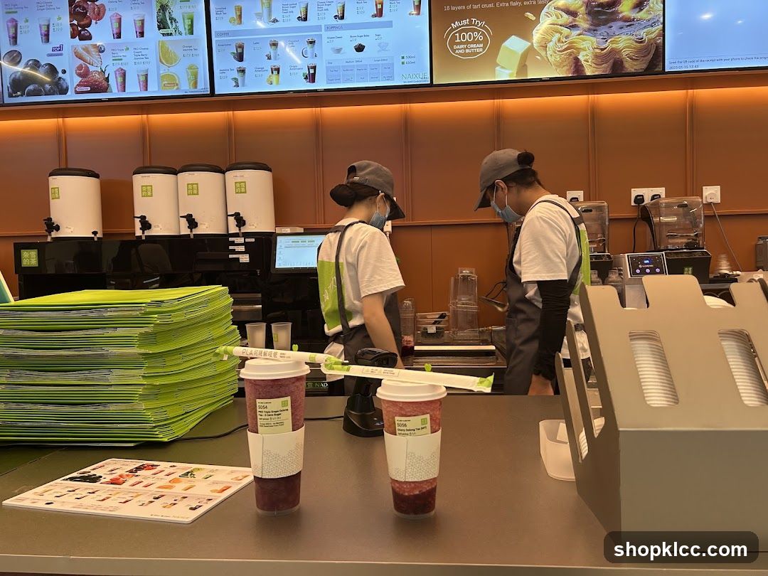 Beverage Shop Counter