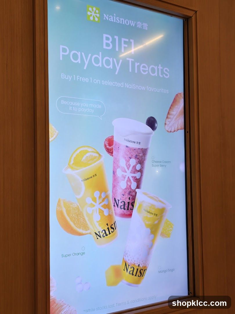 NaiSnow Payday Treats Promotion