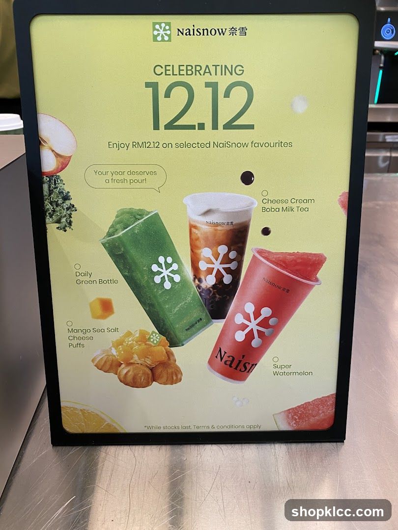 NaiSnow 12.12 Promotion