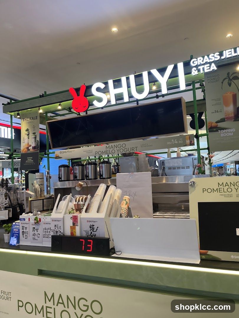 Shuyi Yogurt Shop Counter