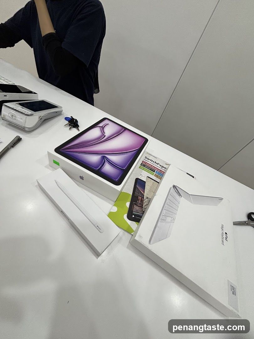 Apple Products on Display