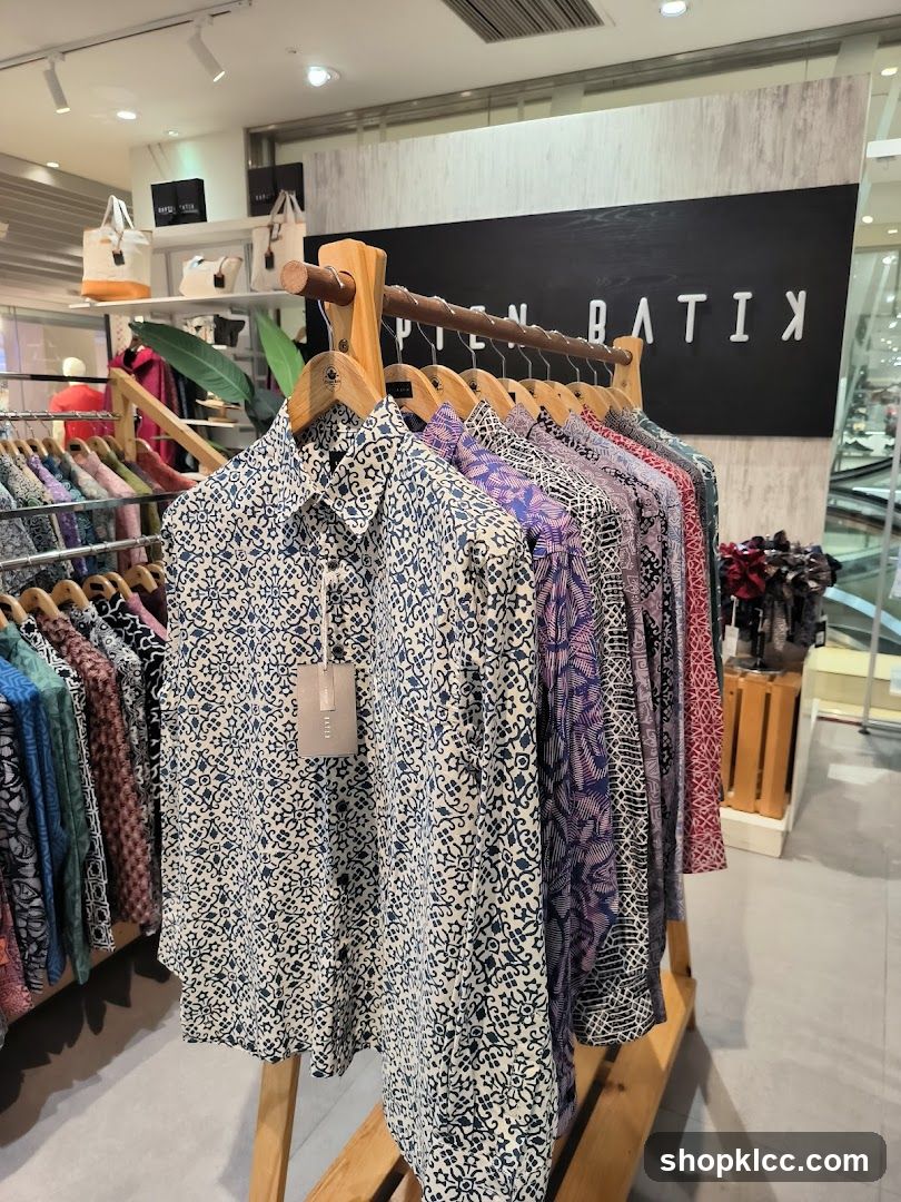 Batik Shirts Display