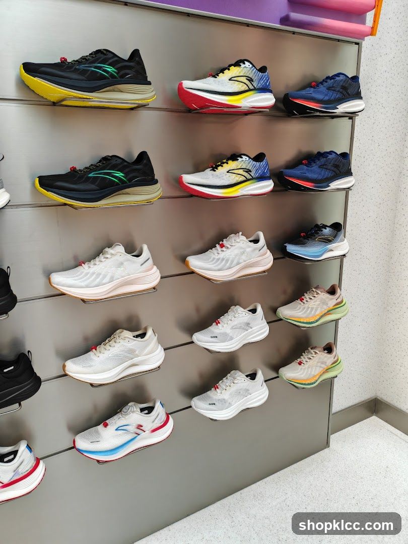 Athletic Shoes Display
