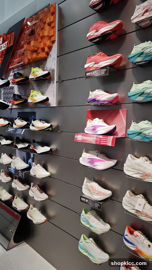 Running Shoes Display