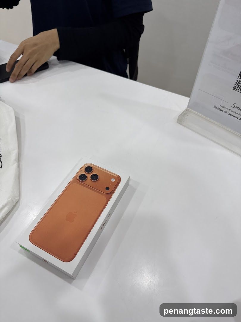 iPhone Box on Counter