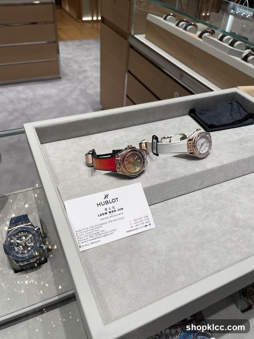 Hublot Watches Display