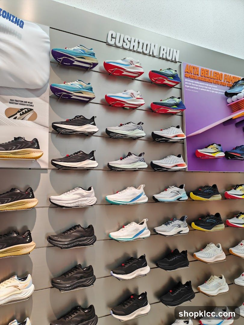 Athletic Shoe Display