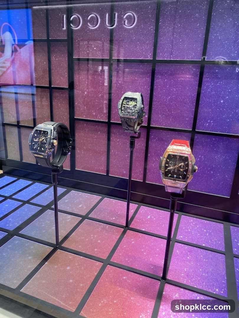 Gucci Watches Display