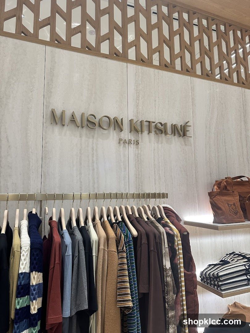 Maison Kitsuné Paris Clothing Display