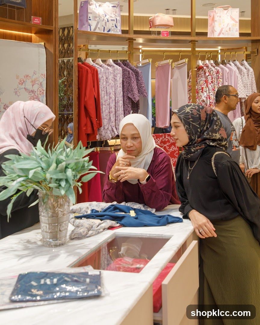 Women browsing clothing in a boutique