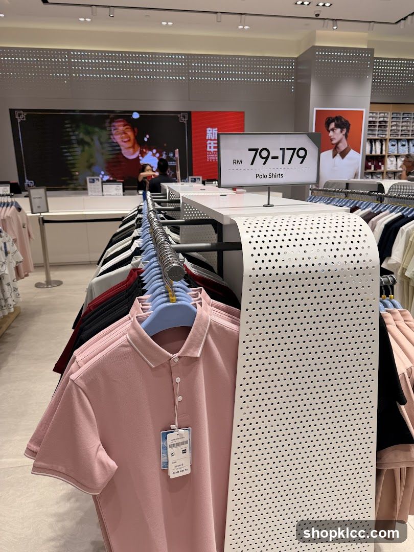 Polo Shirts Display