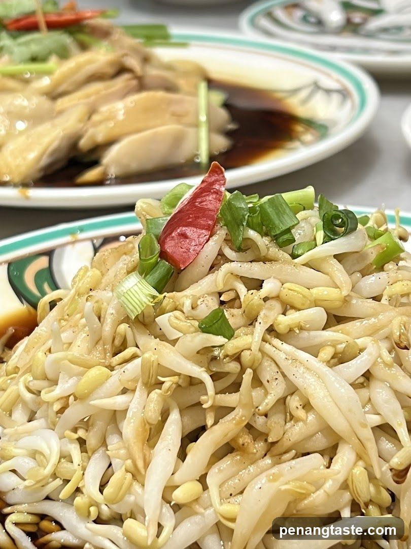 Bean Sprouts with Chili and Scallions