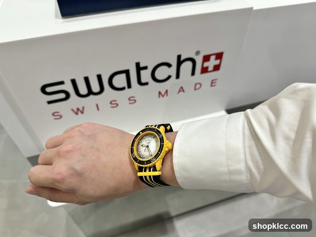 Swatch Watch on Wrist