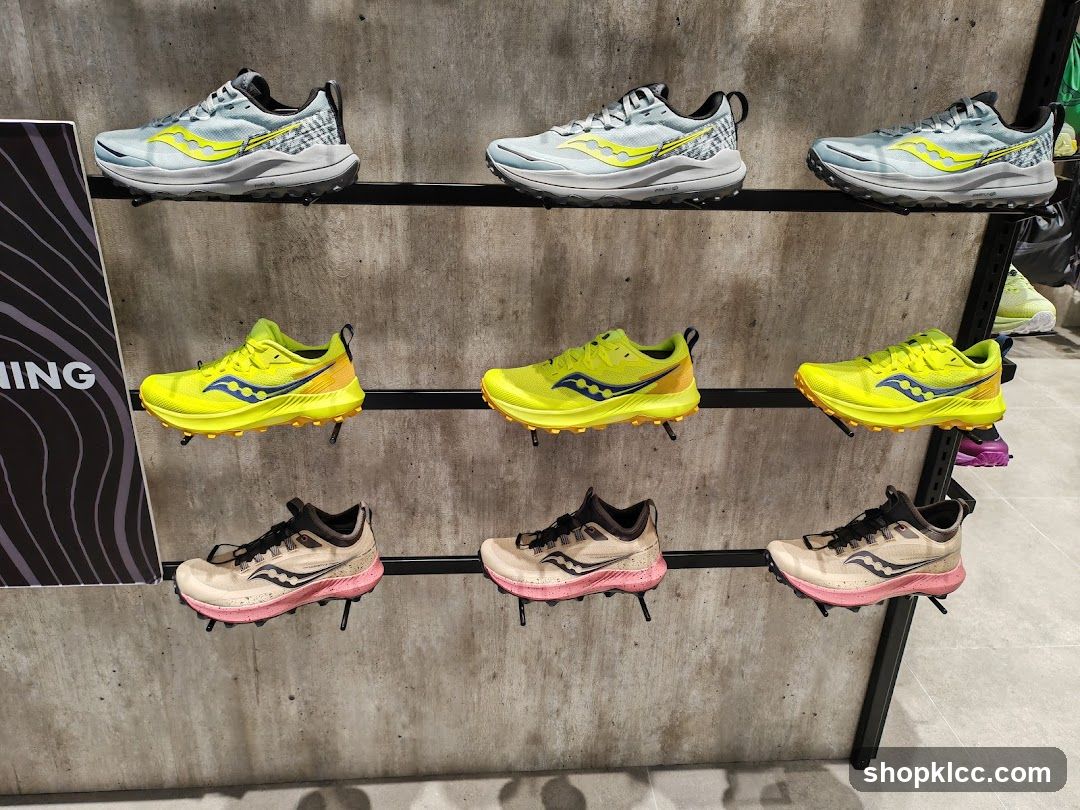 Running Shoes Display