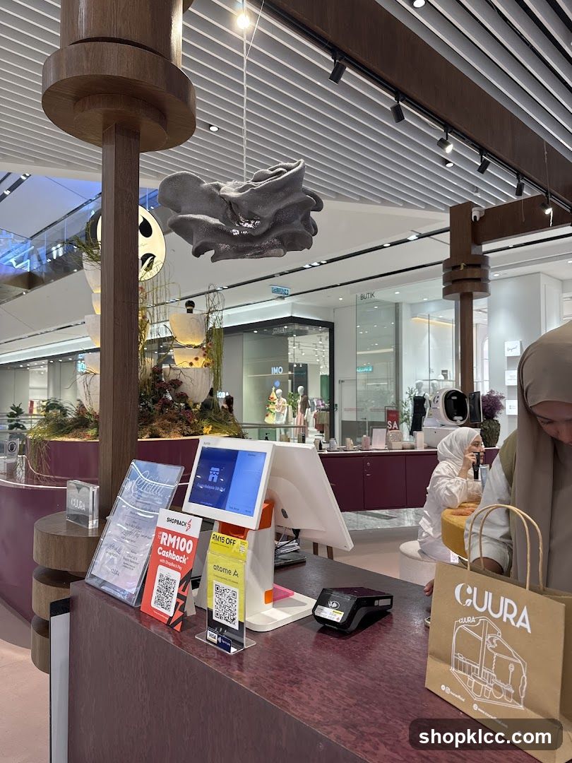 Checkout Counter with Promotional Displays