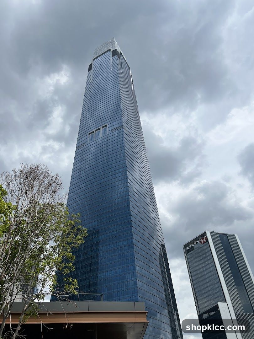 Modern Skyscrapers Under Cloudy Sky