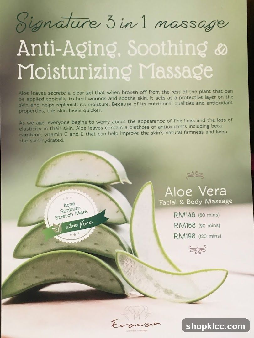 Aloe Vera Massage Information