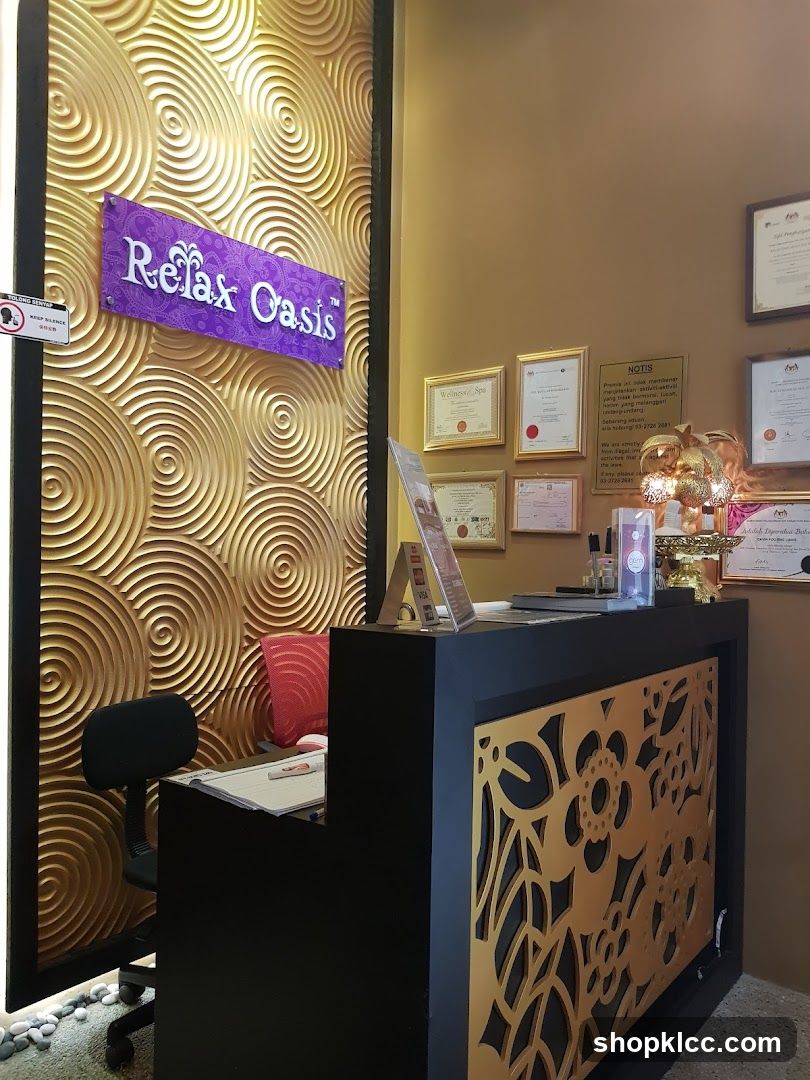 Spa Reception Area