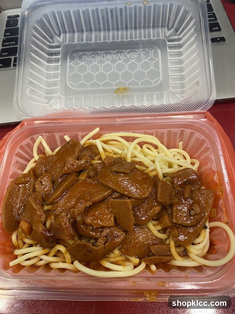 Spaghetti with Sliced Meat